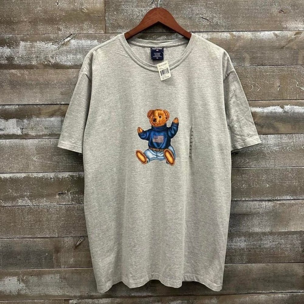 19 Polo Sport Ralph Lauren Bear Graphic Tee Xlkzbh60